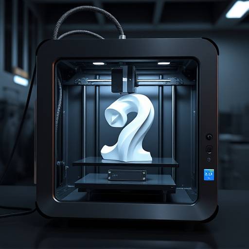 Bilde av en industriell 3D-printer.